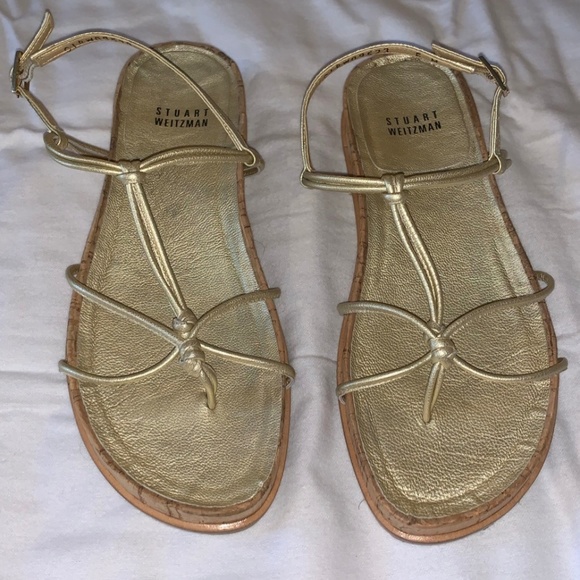 Stuart Weitzman Matty sandal Sun Washed Nappa sz 6 - Picture 2 of 7